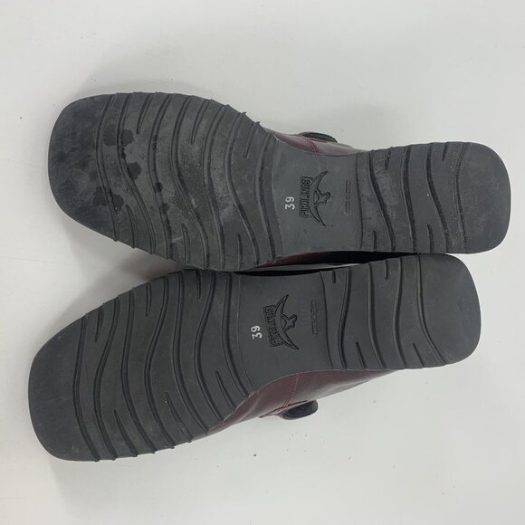 Pikolino Garnet Red Wedge Ankle Boots Booties Slip On Womens 39 - Picture 9 of 9